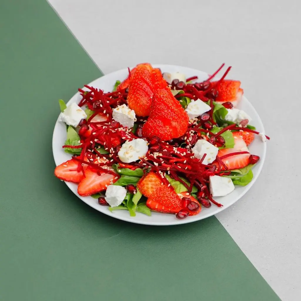 Strawberry with Feta Cheese